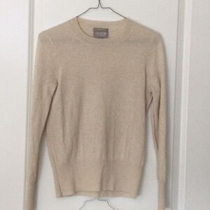 J. Crew Women's Cashmere Cream Sweater